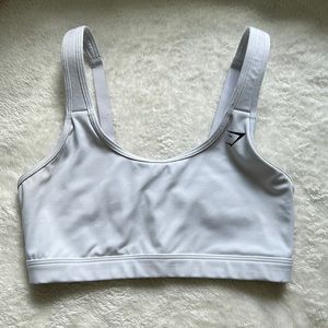 Gymshark Scoop Neck Training Sports Bra - White